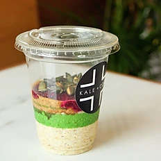  Over night oats  with toppings